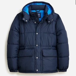 New JCrew Nordic quilted puffer jacket with PrimaLoft
